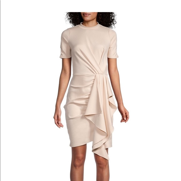 Rachel Parcell Interlocking Draped Minidress - Picture 2 of 6